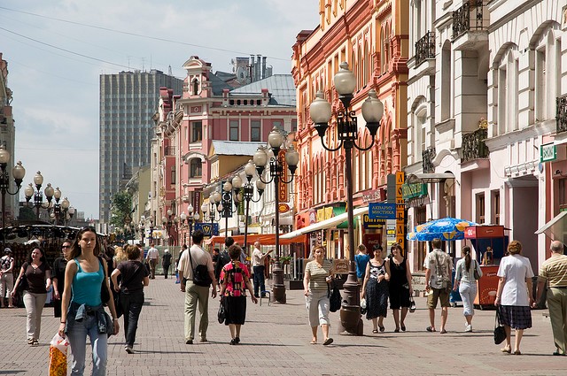 Арбат стал самой заполняемой торговой улицей Москвы