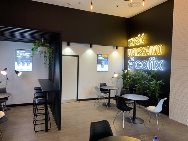 Cofix открыла первую кофейню в Польше