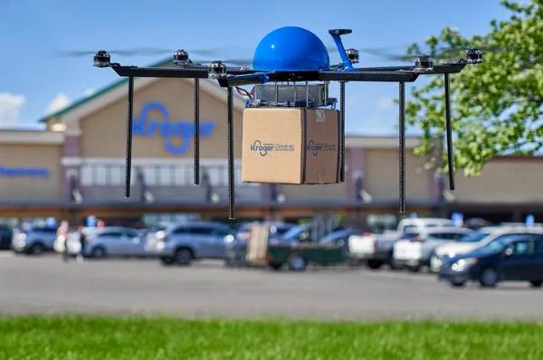 Американская сеть супермаркетов Kroger начинает использовать дроны для доставки товаров