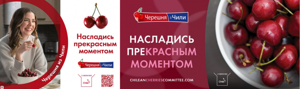 Зимняя черешня из Чили: запуск рекламной кампании и рост поставок в Россию