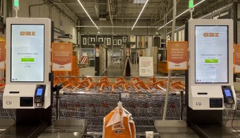 В гипермаркетах OBI появились кассы самообслуживания