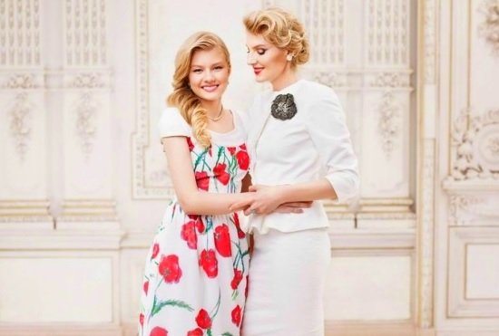 Рената Литвинова со своей дочерью Ульяной снялась в рекламе Zarina