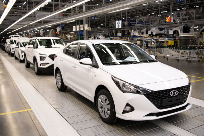 Завод Hyundai в Петербурге продлил режим простоя до Нового года Завод Hyundai в Петербурге продлил режим простоя до Нового года