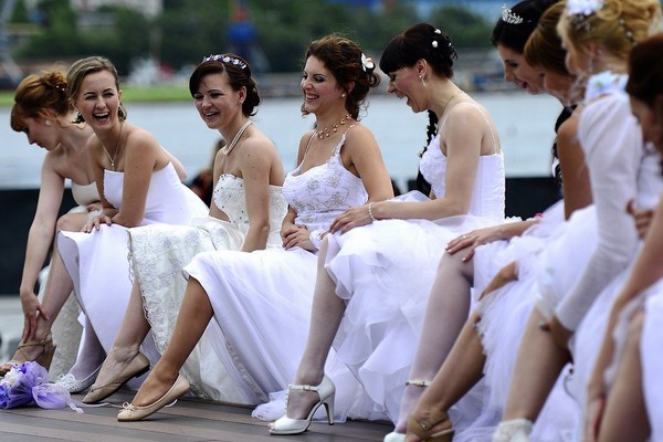 Большинство российских невест носят размеры XS и S