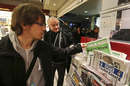 На eBay новый номер журнала Charlie Hebdo продают за 640 евро