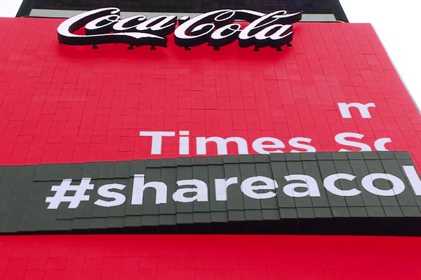 Билборд Coca-Cola в Нью-Йорке попал в Книгу рекордов Гиннесса