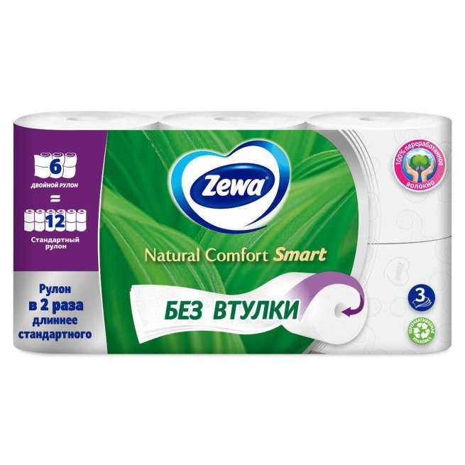 Производитель Zewa запускает туалетную бумагу без втулки Производитель Zewa запускает туалетную бумагу без втулки