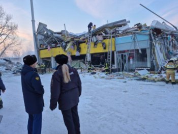 В ТЦ Новосибирска произошло обрушение крыши