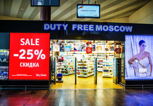 Площади магазинов duty paid в столичных аэропортах растут быстрее, чем duty free