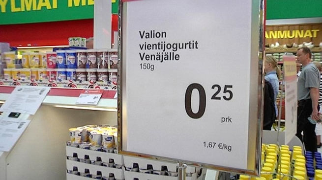 Уценённые продукты для России вызвали ажиотаж в финских магазинах