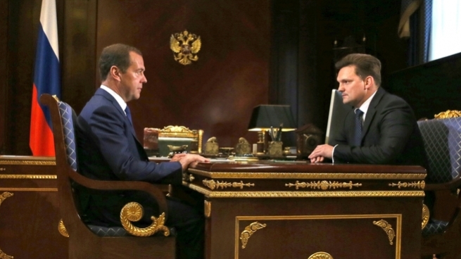 Генеральный директор «Почты России» Николай Подгузов встретился с Дмитрием Медведевым