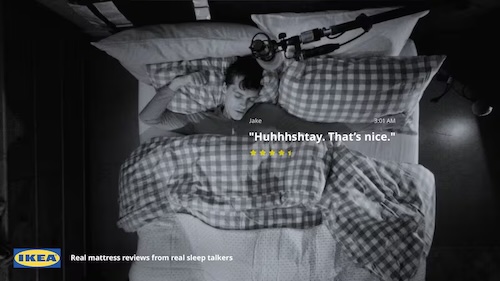 IKEA в Канаде запустила рекламную кампанию на основе бормотания клиентов во сне
