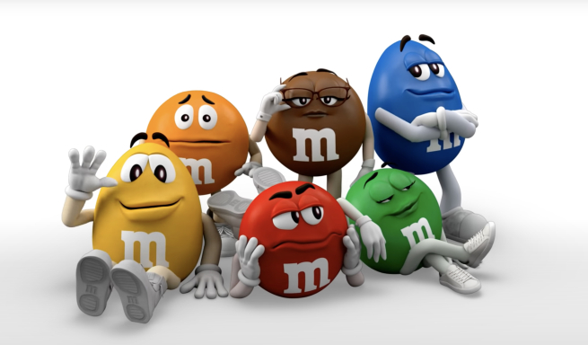 M&M's перестанет использовать в рекламе персонажей spokescandies