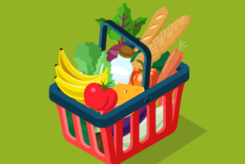 В РФ минимальная продуктовая корзина с начала года стала дороже на 1,3%