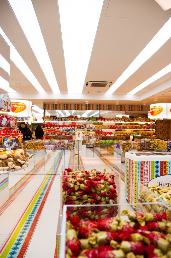 «Аленка» открыла в Москве супермаркет в формате самообслуживания