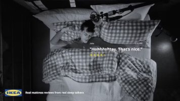 IKEA в Канаде запустила рекламную кампанию на основе бормотания клиентов во сне