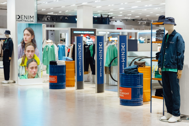 В универмаге «Цветной» откроется pop-up магазин Denim Tom Tailor В универмаге «Цветной» откроется pop-up магазин Denim Tom Tailor