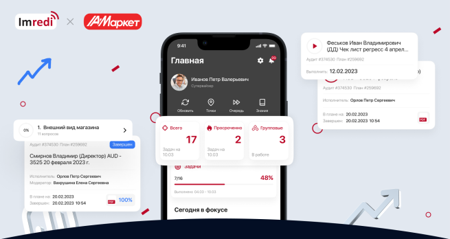 «АстМаркет» повышает эффективность работы управляющих сети с помощью Imredi