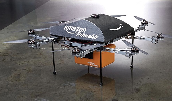 Amazon отчитался о первой доставке с помощью дрона в Великобритании