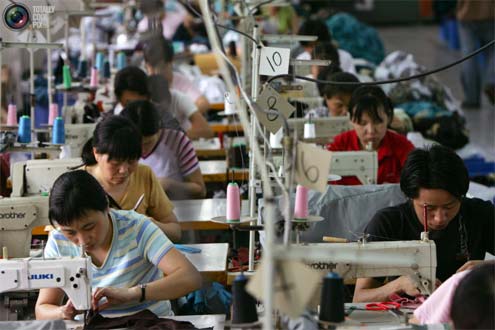 Китайский экспорт текстиля и одежды достиг 42,3 млрд долларов за начало 2013 года 