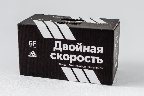 Grow Food вместе с Adidas выпустили линейку еды для активного образа жизни