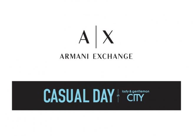 Armani Exchange и CASUAL DAY in lady&gentleman CITY откроют новые магазины