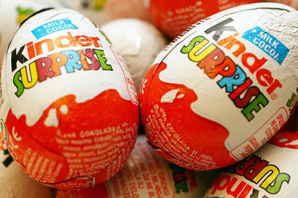 Шоколадные яйца Kinder Surprise отозваны из продажи после случаев заражения сальмонеллезом