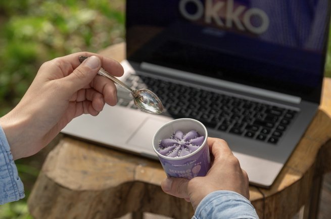 Самокат и Okko выпустили два вкуса мороженого для кинопросмотра Самокат и Okko выпустили два вкуса мороженого для кинопросмотра