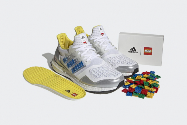 Adidas выпустила кроссовки, расцветку которых можно менять с помощью деталей Lego Adidas выпустила кроссовки, расцветку которых можно менять с помощью деталей Lego
