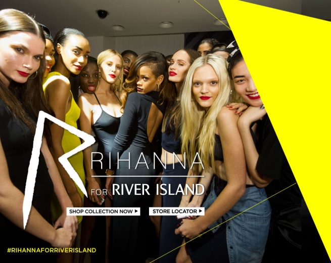 River Island представит новую коллекцию Rihanna for River Island 