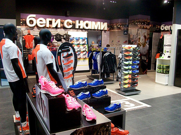 Из всех международных брендов только Adidas и Yves Rocher имеют 100%-й охват основных городов России