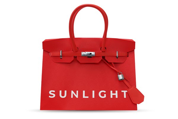 Sunlight выпустила пакет в форме сумки Hermes Birkin