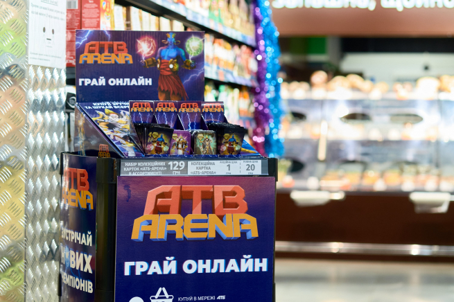 Крупнейшая в Украине сеть супермаркетов «АТБ» завершила второй сезон геймифицированной акции лояльности Arena с новым рекордом