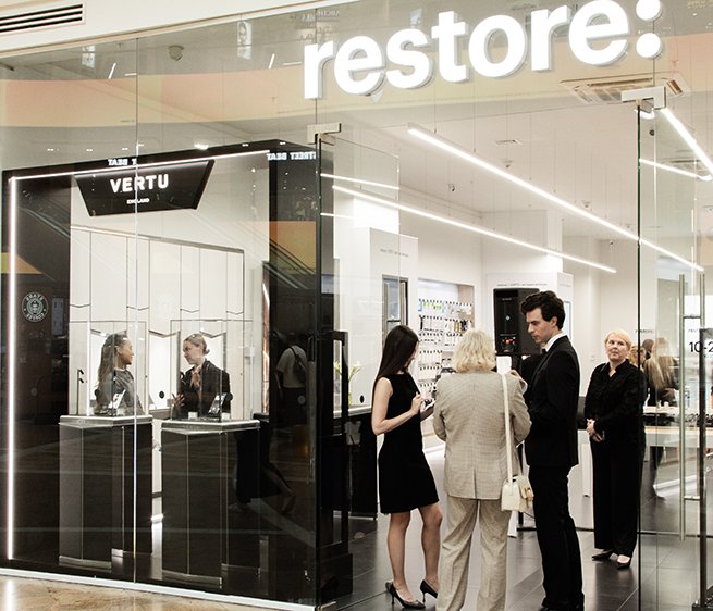 В флагманском магазине restore: появился корнер VERTU