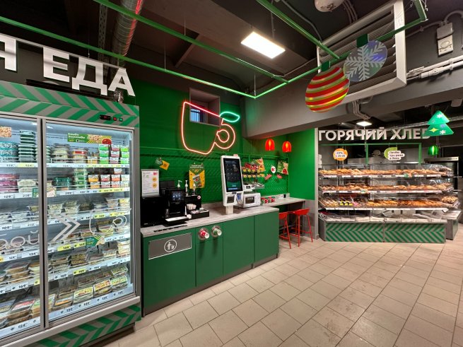 «Пятёрочка» и Студия Артемия Лебедева представили новый дизайн зоны кофе в магазинах