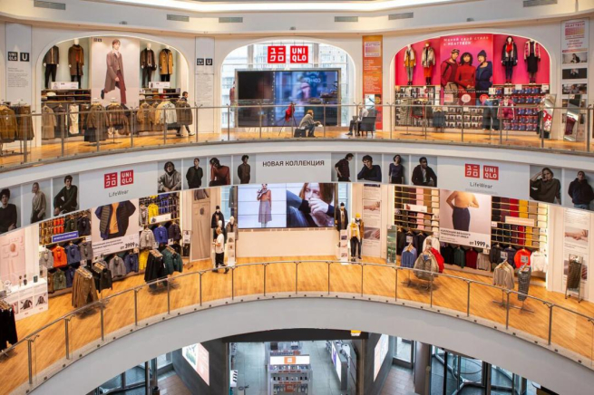 Площади Uniqlo в России займут российские fashion бренды Площади Uniqlo в России займут российские fashion бренды