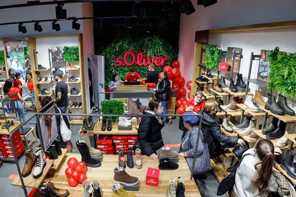 Бренд s.Oliver shoes открыл первый флагманский магазин в Москве