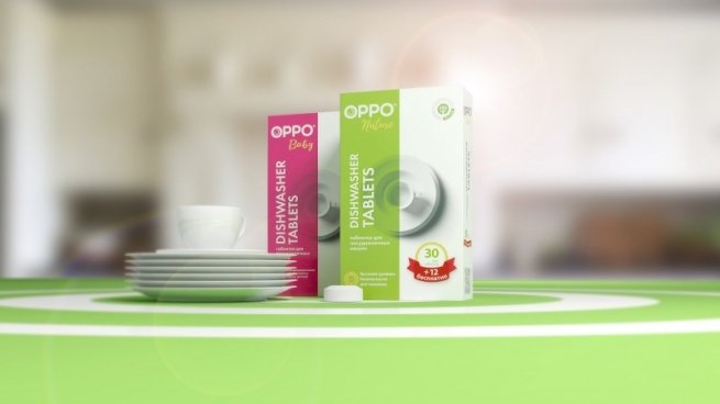 OPPO Nature: инновация среди средств для посудомоечных машин