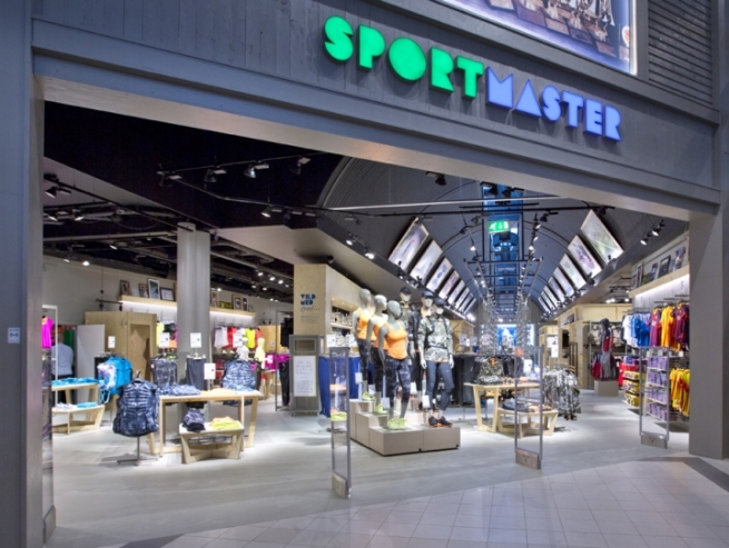 Главный магазин Sportmaster от Riis Retail. Кольдинг, Дания