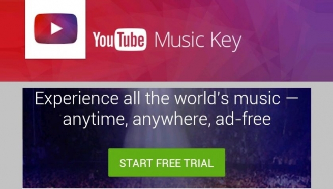 YouTube запустил новый музыкальный сервис Music Key
