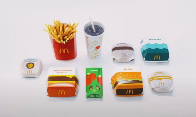 Макдоналдс полностью сменит упаковку в течение двух лет