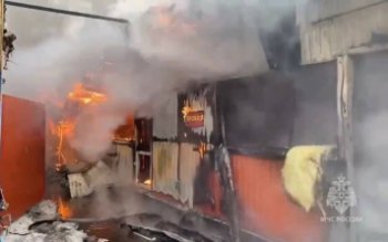 В ПВЗ Ozon в Свердловской области произошёл пожар