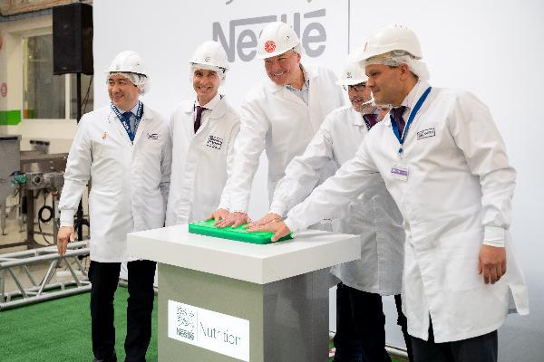 В Вологде открылась фабрика «Нестле» по производству сухих детских смесей