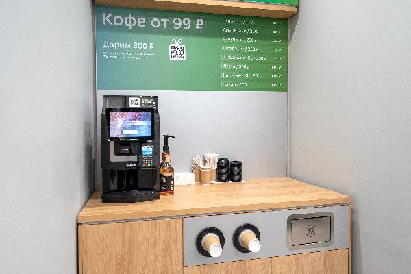 i-Coffee открыли первые цифровые кофейни в отделениях Сбера (Фото)