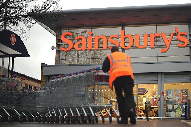 Продажи британской сети Sainsbury`s падают