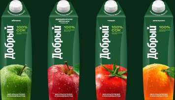 Сок «Добрый» обновил дизайн упаковки