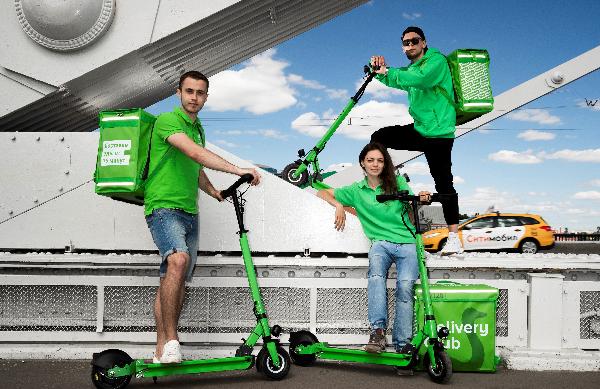 Delivery Club ускорит доставку с помощью электросамокатов Delivery Club ускорит доставку с помощью электросамокатов