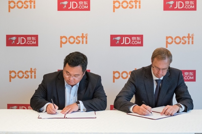 Posti и JD.com подписали соглашение на поставку товаров в Россию