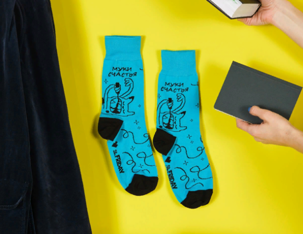 St.Friday Socks и MEGOGO Audio выпустили коллекцию носков в честь Достоевского