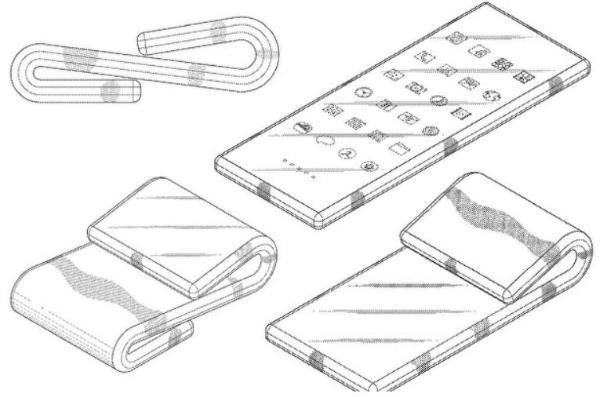 Samsung запатентовал смартфон с революционной системой складывания